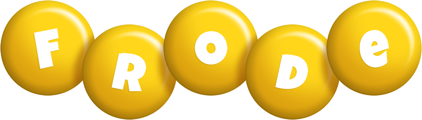 Frode candy-yellow logo