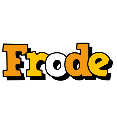 Frode cartoon logo