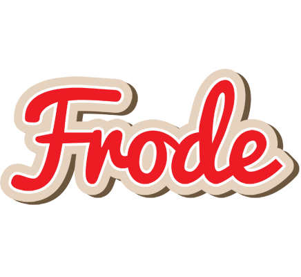 Frode chocolate logo