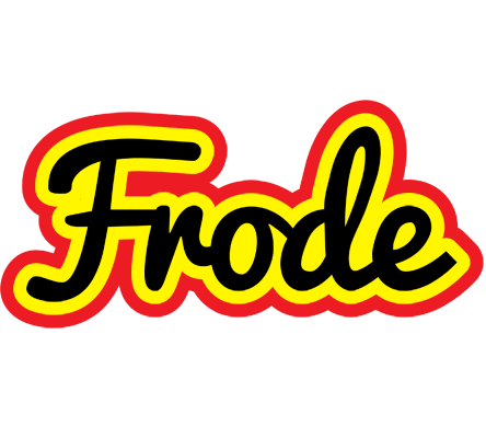 Frode flaming logo