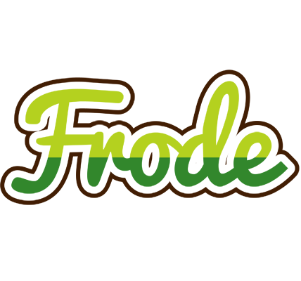 Frode golfing logo