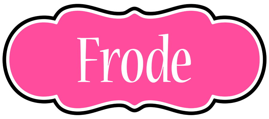 Frode invitation logo