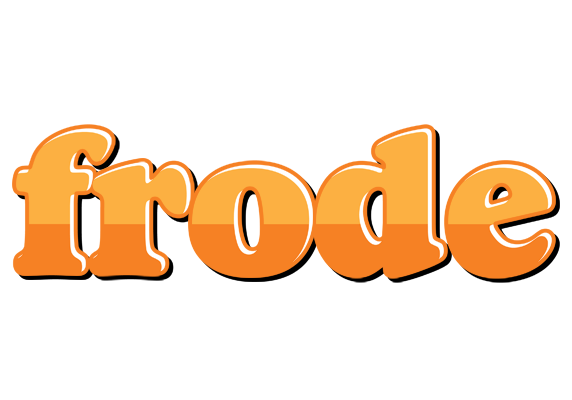 Frode orange logo