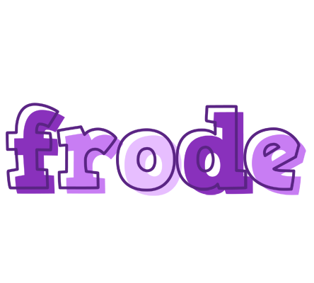 Frode sensual logo