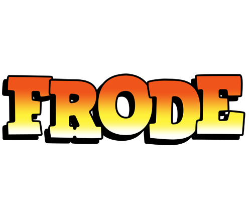 Frode sunset logo