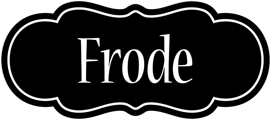Frode welcome logo