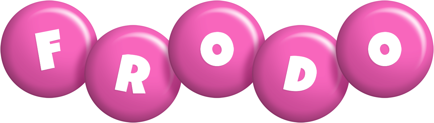 Frodo candy-pink logo
