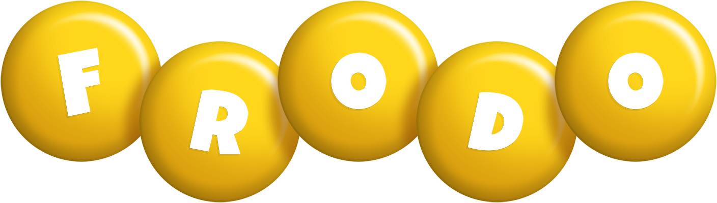 Frodo candy-yellow logo