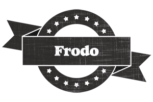 Frodo grunge logo