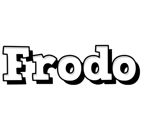 Frodo snowing logo