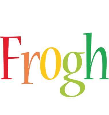 Frogh birthday logo