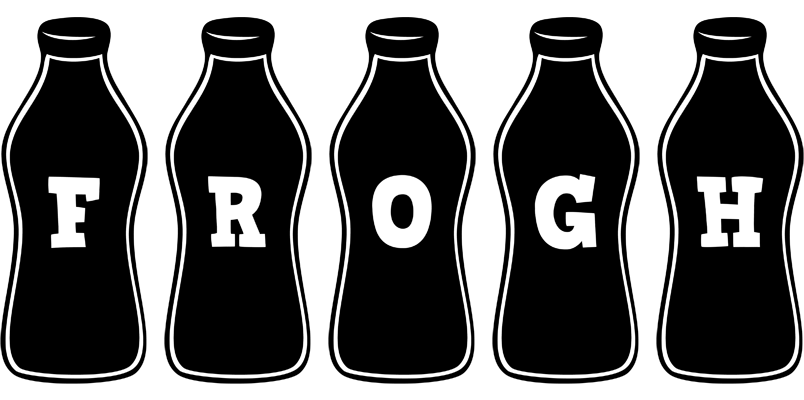 Frogh bottle logo