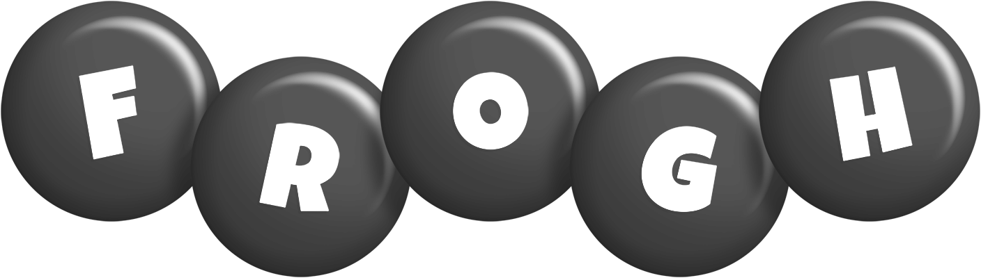 Frogh candy-black logo