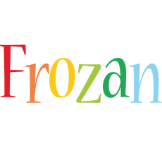 Frozan birthday logo