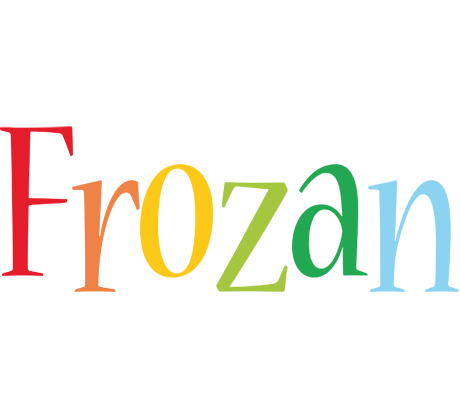 Frozan birthday logo