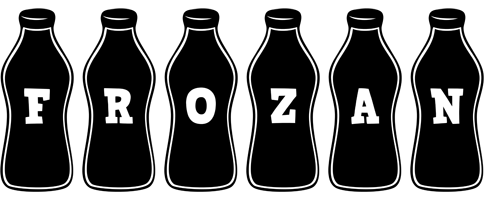 Frozan bottle logo