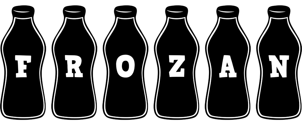 Frozan bottle logo