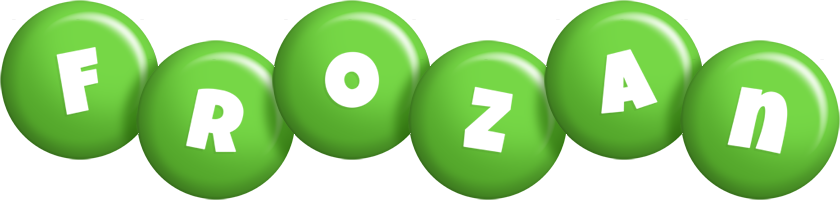 Frozan candy-green logo