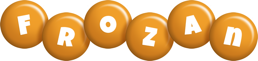 Frozan candy-orange logo