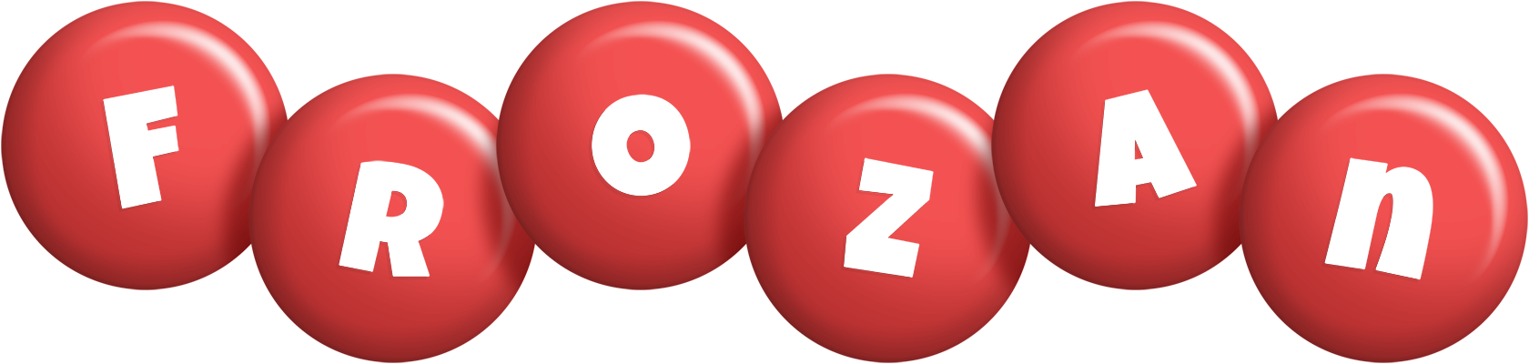 Frozan candy-red logo