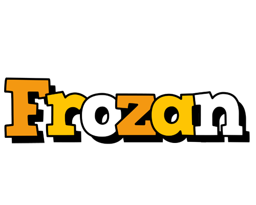 Frozan cartoon logo