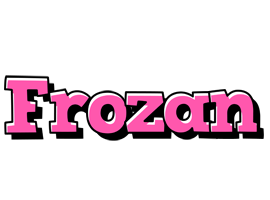 Frozan girlish logo