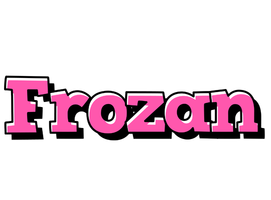 Frozan girlish logo