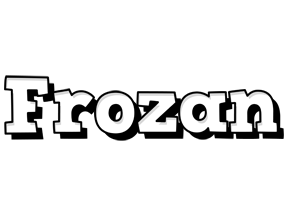 Frozan snowing logo