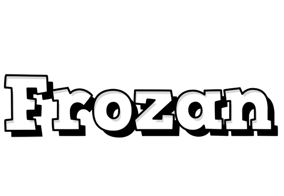 Frozan snowing logo