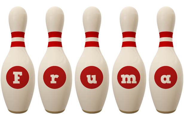 Fruma bowling-pin logo
