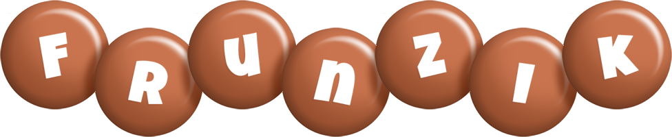 Frunzik candy-brown logo