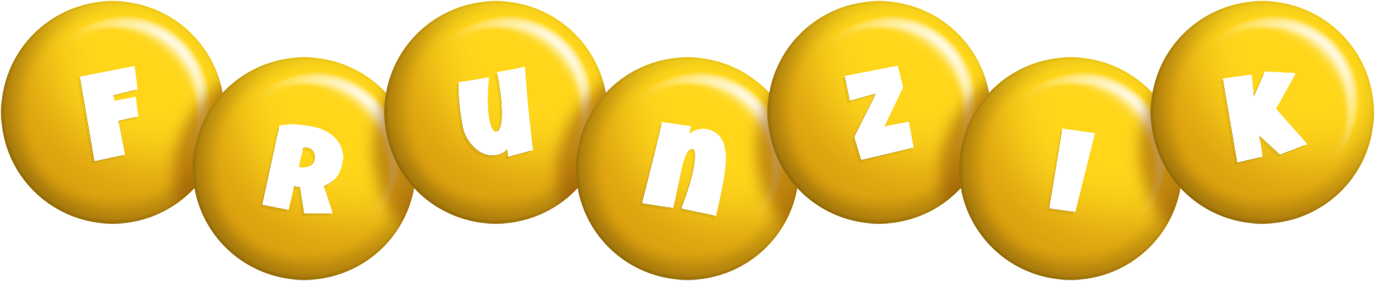 Frunzik candy-yellow logo