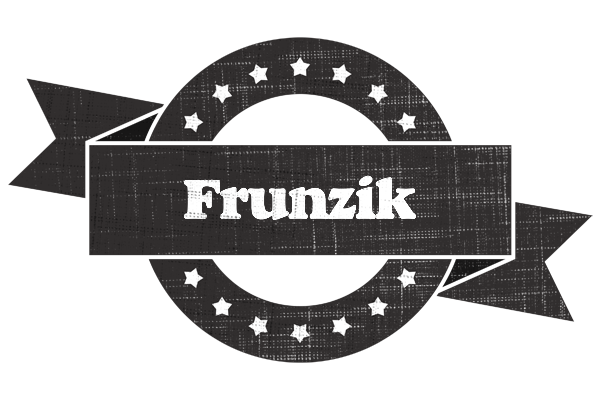 Frunzik grunge logo