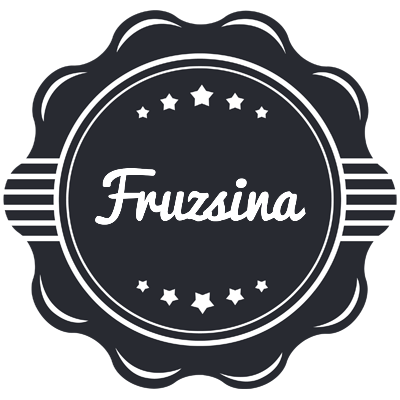Fruzsina badge logo