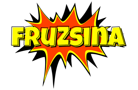 Fruzsina bazinga logo