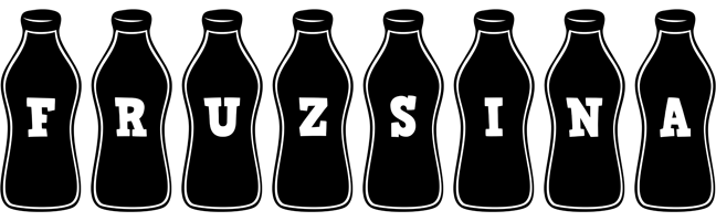 Fruzsina bottle logo