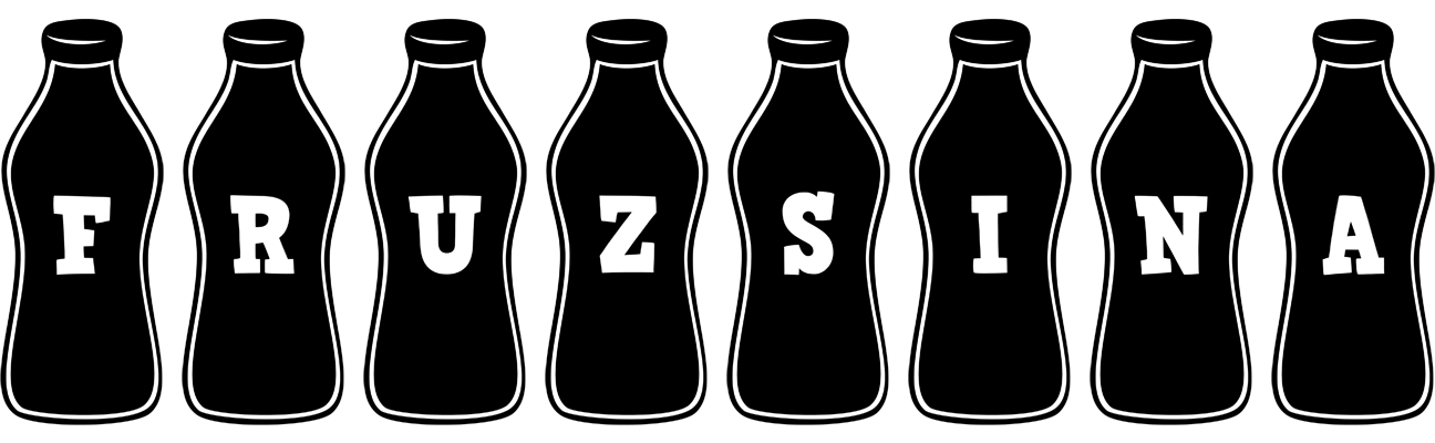 Fruzsina bottle logo