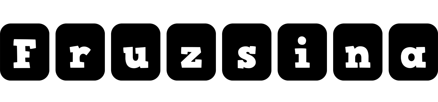 Fruzsina box logo