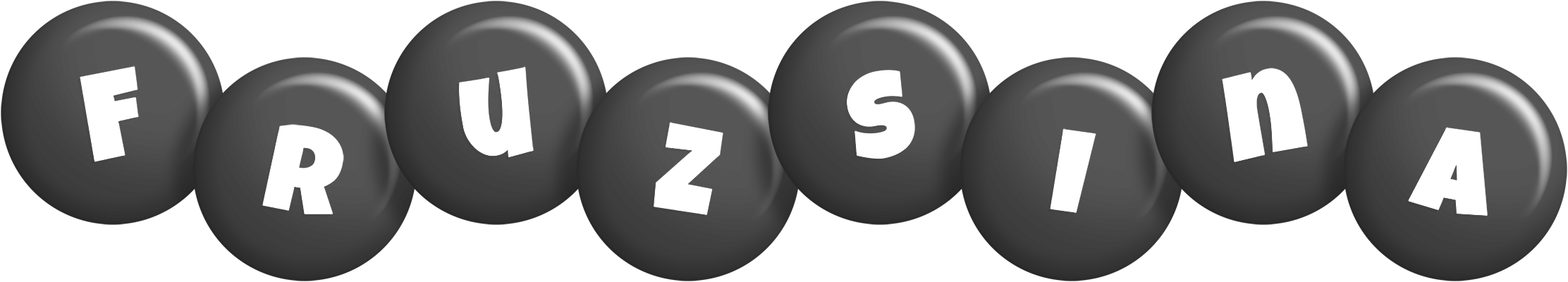 Fruzsina candy-black logo