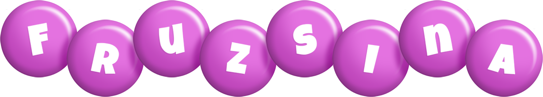 Fruzsina candy-purple logo