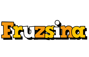 Fruzsina cartoon logo