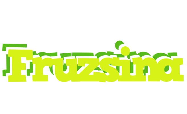 Fruzsina citrus logo
