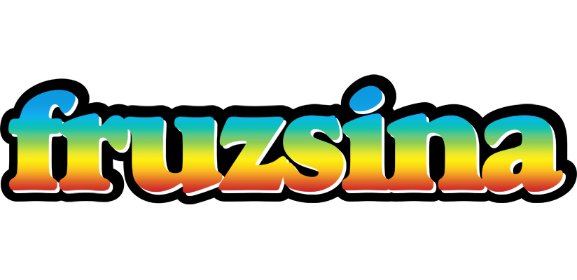 Fruzsina color logo