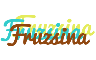 Fruzsina cupcake logo