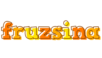 Fruzsina desert logo