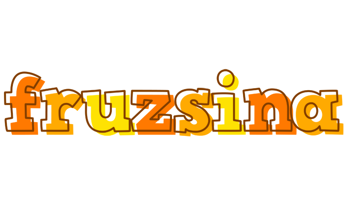 Fruzsina desert logo
