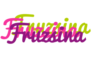 Fruzsina flowers logo