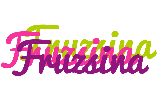 Fruzsina flowers logo
