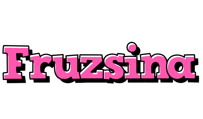Fruzsina girlish logo