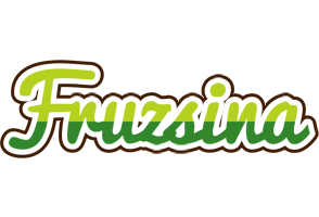 Fruzsina golfing logo